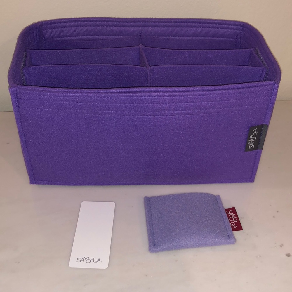 NWT Samorga organizer for Louis Vuitton Speedy 30 Purple with BONUS